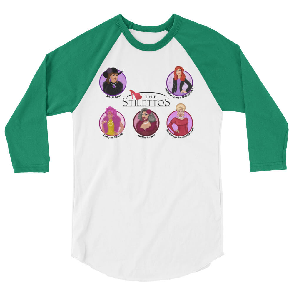 Stilettos 3/4 sleeve raglan shirt - Image 7